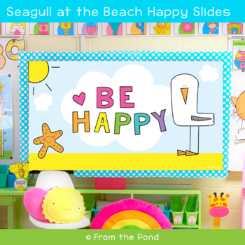 Preview of Positive Message Slides - Seagull at the Beach