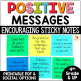 Positive Notes for Students Sticky Notes: Encouraging Mess
