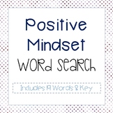 Positive Mindset Word Search