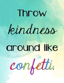 Positive Growth Mindset and Kindness Posters
