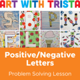 Positive & Negative Drawing Art Lesson