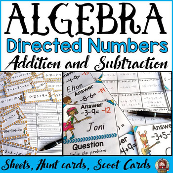 Preview of Positive & Negative Integer Operations Addition & Subtraction Bundle