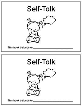 Preview of Positive/Negative Self-Talk Printable Book