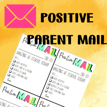 Preview of Positive Note Home *free*/ Positive Parent Communication