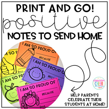 Positive Notes to Send Home