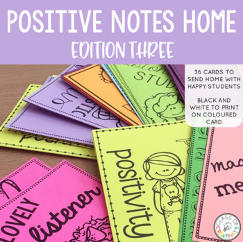 Positive Notes Home Edition 3! by Class of Creativity | TPT