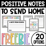 Positive Notes Home FREEBIE