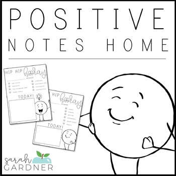 Preview of Positive Notes Home Freebie | Parent Communication