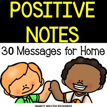 Preview of Positive Notes Home to Parents NO PREP