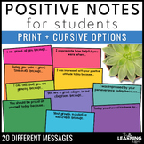 Positive Notes Home for Students | Parent Communication | 