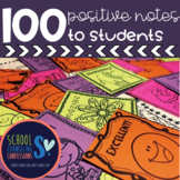 Positive Notes - Teachers to Students or Students to Students