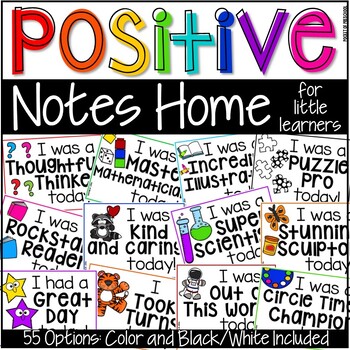 Preview of Positive Notes for Home: Home/School Connection & Communication