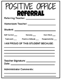 Positive Office Referral Form!