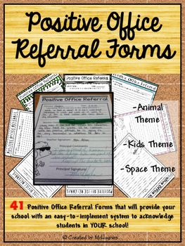 Preview of Positive Office Referral Forms