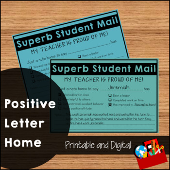 Preview of Positive Parent Letters | Letters Sent Home | Parent Communication | Community