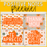 Positive Parent Notes Freebie | Updated