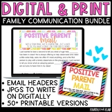 Positive Parent and Student Mail Bundle | Digital & Printable