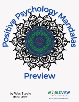 Preview of Positive Psychology Mandalas Preview