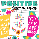 Positive Quotes Classroom Bulletin Board Posters | Back to School