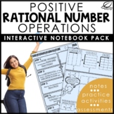 Multiplying and Dividing Rational Numbers Notes - Print & Digital