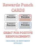 Positive Reinforcement Punch Cards (Sun design)