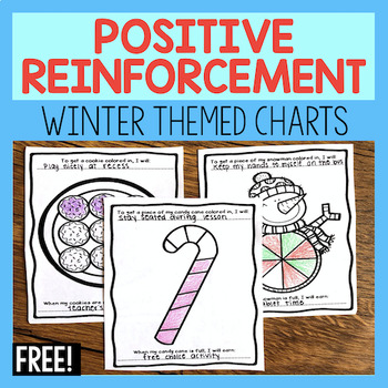 Preview of Positive Reinforcement/Reward Charts: Winter Themed - Free