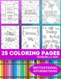 Positive Self-Esteem Affirmations Coloring Pages (35 Pages
