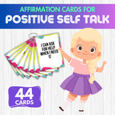 Positive Self Talk Affirmation Cards Calm Down Corner Tool