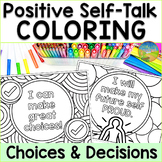 Positive Self-Talk Coloring Pages - Affirmations for Choic