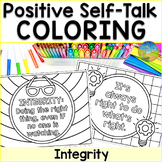 Positive Self-Talk Coloring Pages - Affirmations for Integrity