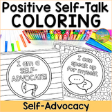 Positive Self-Talk Coloring Pages - Affirmations for Self-