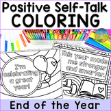 Positive Self-Talk Coloring Pages - Affirmations for End o