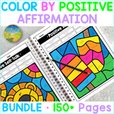 Positive Self-Talk Coloring Pages - Affirmations Activitie