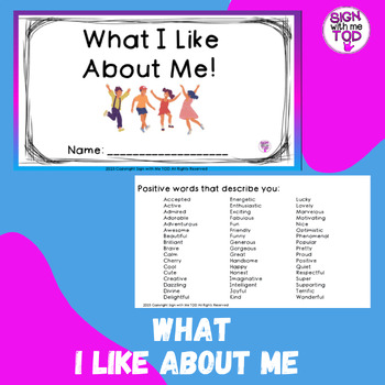Preview of Positive Self Talk Social Emotional Learning Lesson