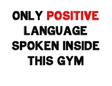 Positive Signs for Gym