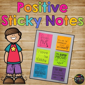 Positive Sticky Notes - Positively Learning