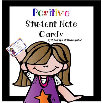 Preview of Positive Behavior Student Note Cards & Manners Poem