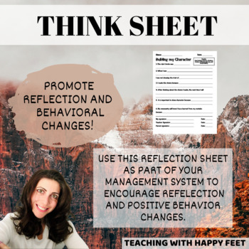 worksheet family strengths Think Sheet on by Reflecting Positive for Behavior