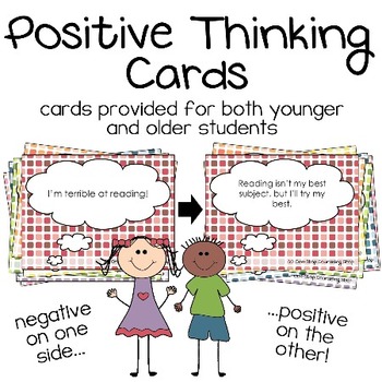 Preview of Positive Thinking Cards
