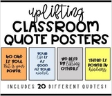 Positive Uplifting Classroom Quote Posters | Multi Colored