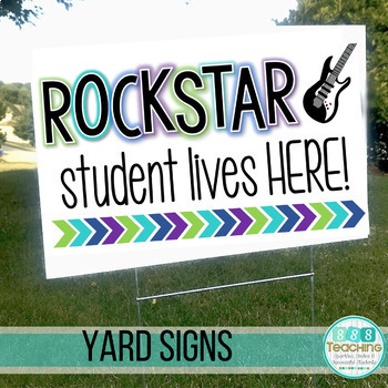 poster board yard signs