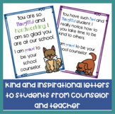 Positive and Inspirational Letters To Students From Counse