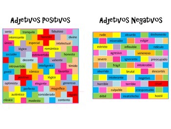 negative words in spanish