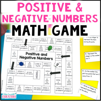 Positive and Negative Numbers Game | Integers | 6th Grade Math Review