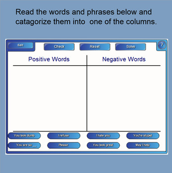 Preview of Positive and Negative Responses