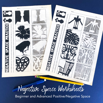 Preview of Negative and Positive Space Worksheets