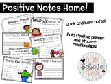 Positive notes home - Happy notes for students and parents!