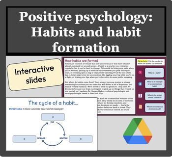 Preview of Positive psychology: Habits and habit formation