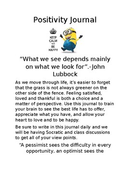 Preview of Positivity Journal