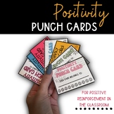 Positivity Punch Cards, Classroom Positive Reinforcement B